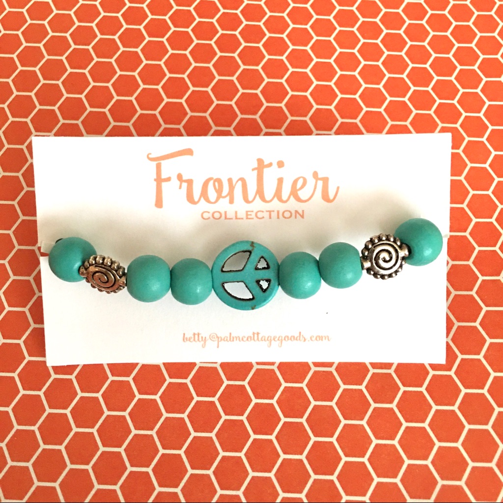 Turquoise Peace Frontier Collection Bracelet.